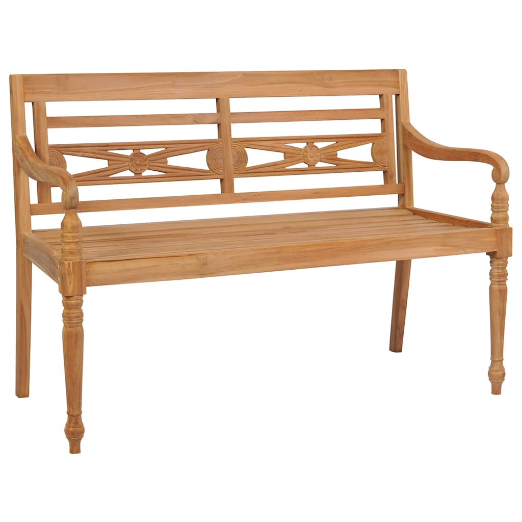 Batavia-Sitzbank 150 cm Massivholz Teak