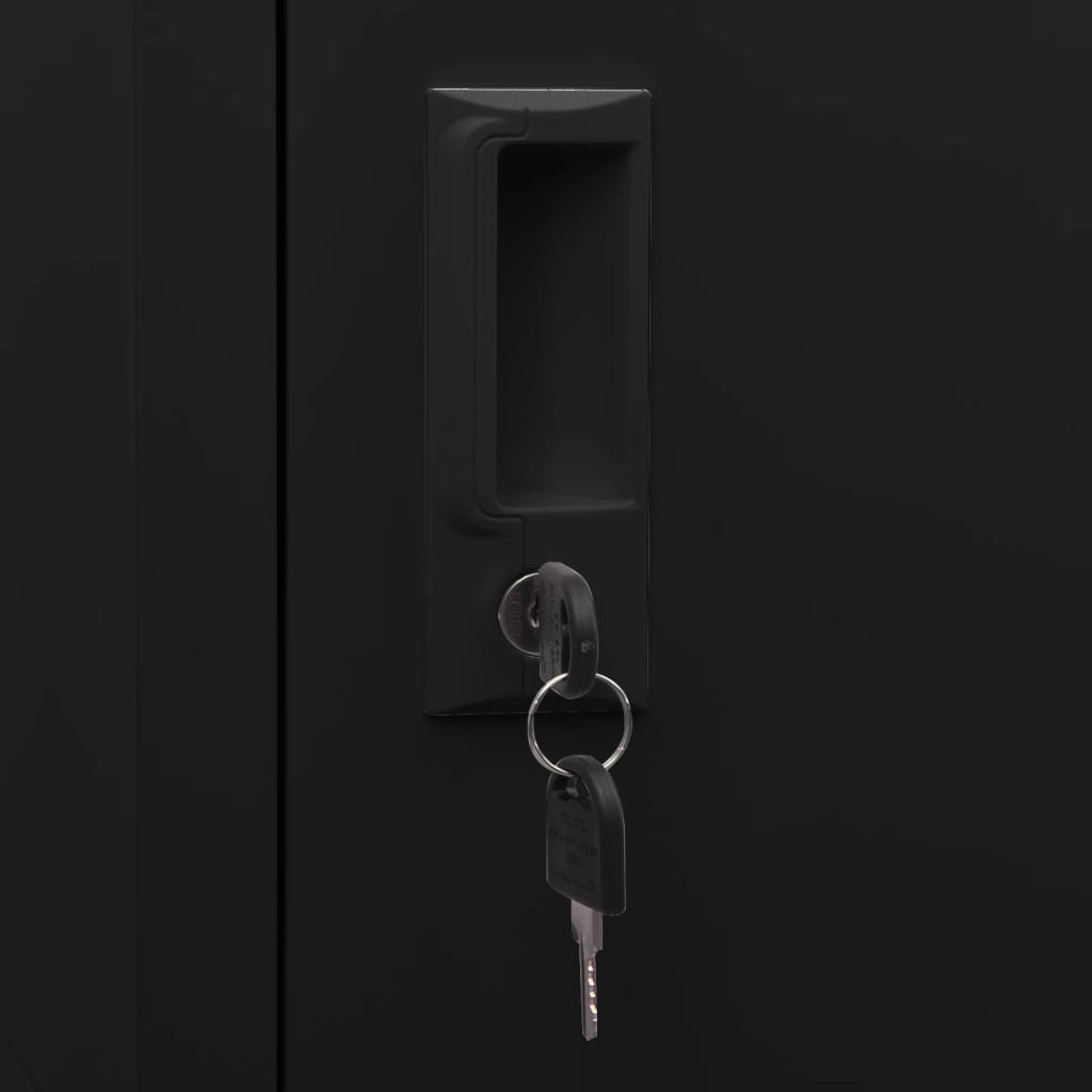 Sattelschrank Weiß 53x53x140 cm Stahl