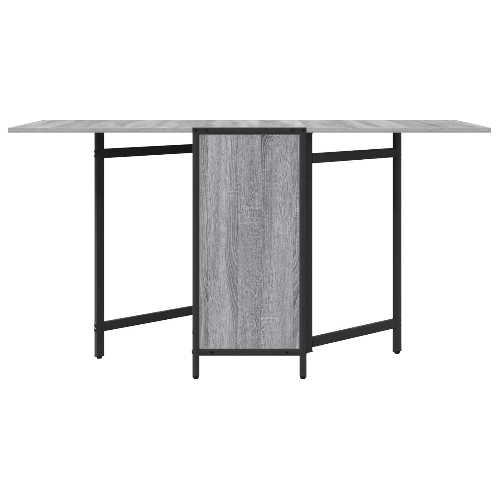 Esstisch 144 x 60 x 75 cm Holzwerkstoff Schwarze Eiche