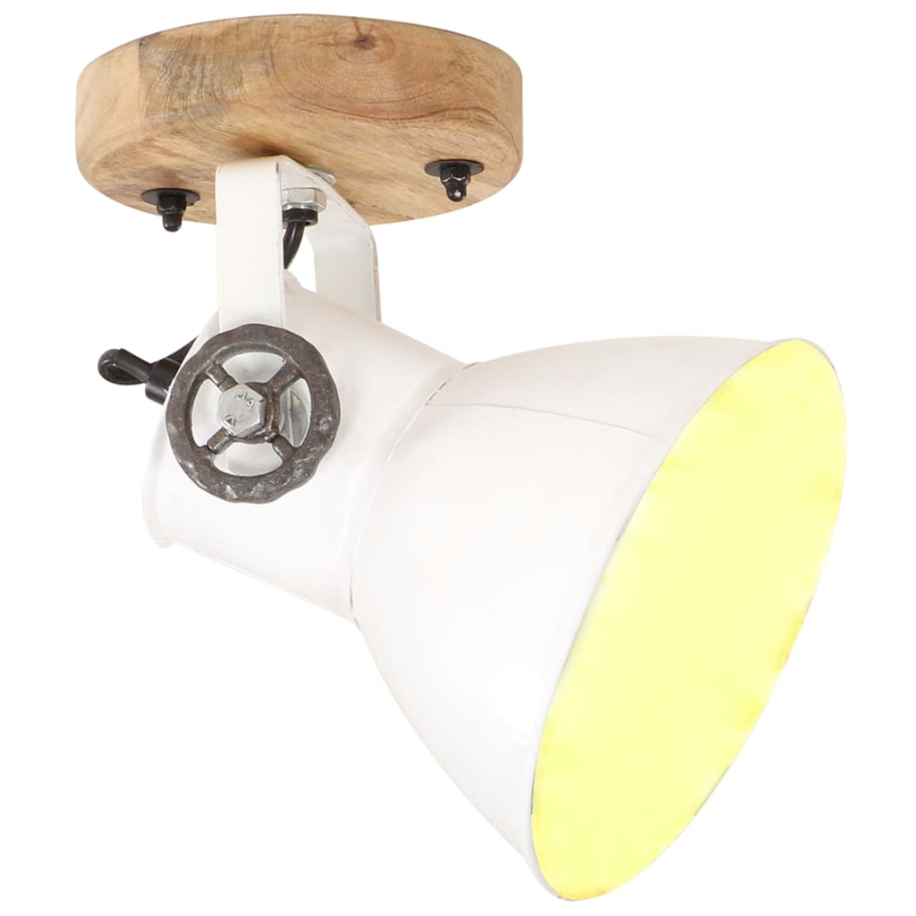 Wandlampe Industriestil Silbern 45x25 cm E27