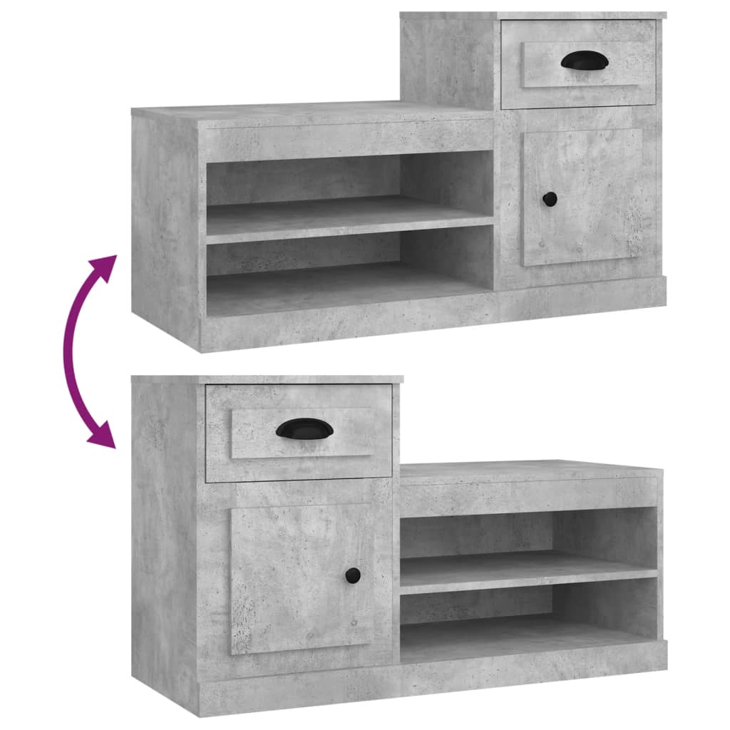 Schuhschrank Weiß 100x42x60 cm Holzwerkstoff