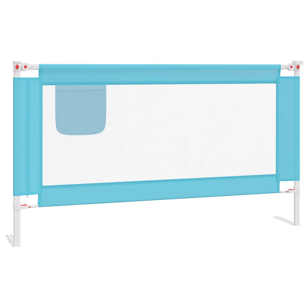 Kleinkind-Bettschutzgitter Grün 90x25 cm Stoff