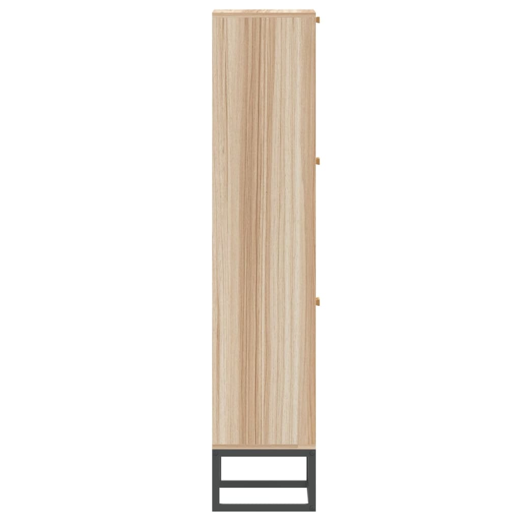 Schuhschrank Weiß 52x25x120 cm Holzwerkstoff