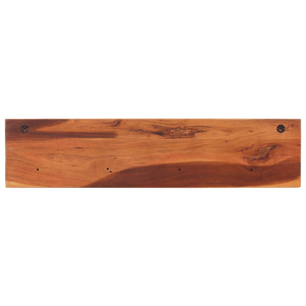 Wandregale 2 Stk. 58x26x20 cm Massivholz Akazie