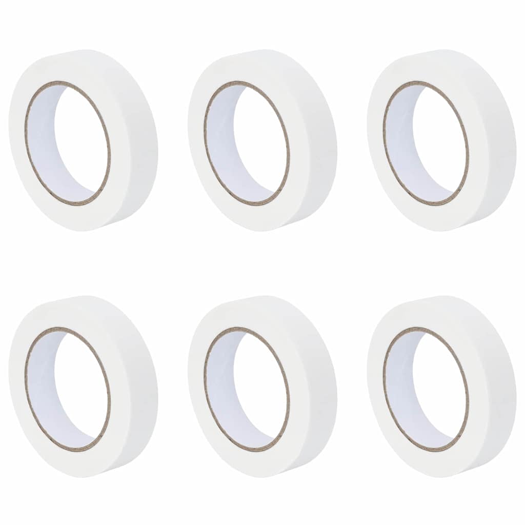 Malerklebebänder 6 pcs Weiß 19mm x 50m Papier