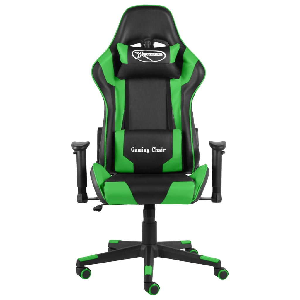 Gaming-Stuhl Drehbar Blau PVC