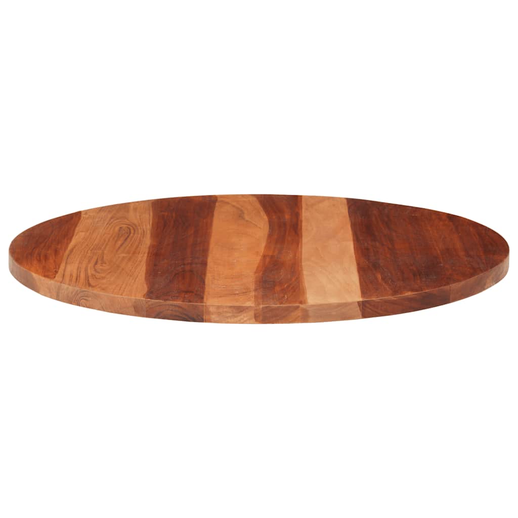Tischplatte Massivholz Akazie Rund 15-16 mm 40 cm