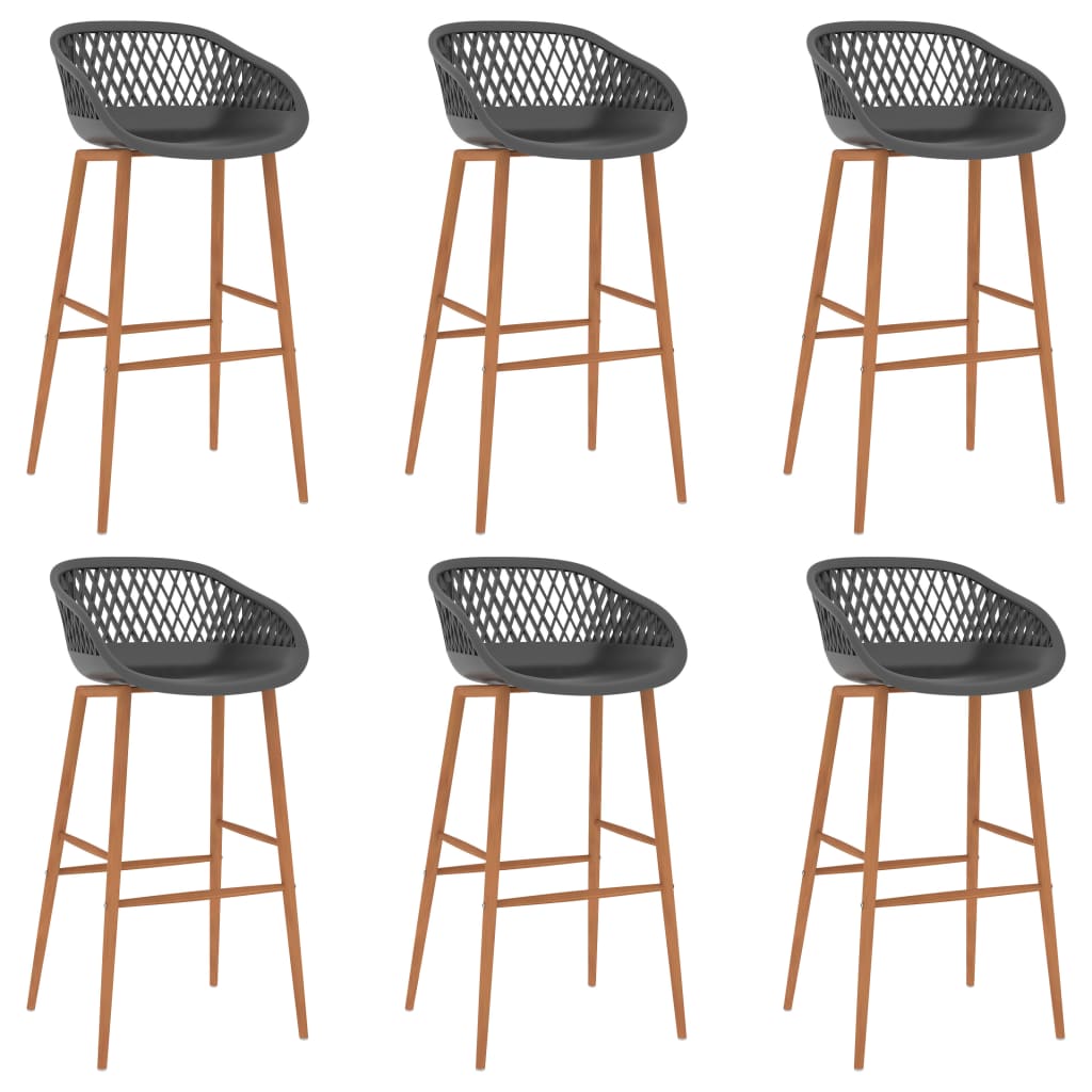 7-tlg. Bar-Set Weiß und Schwarz