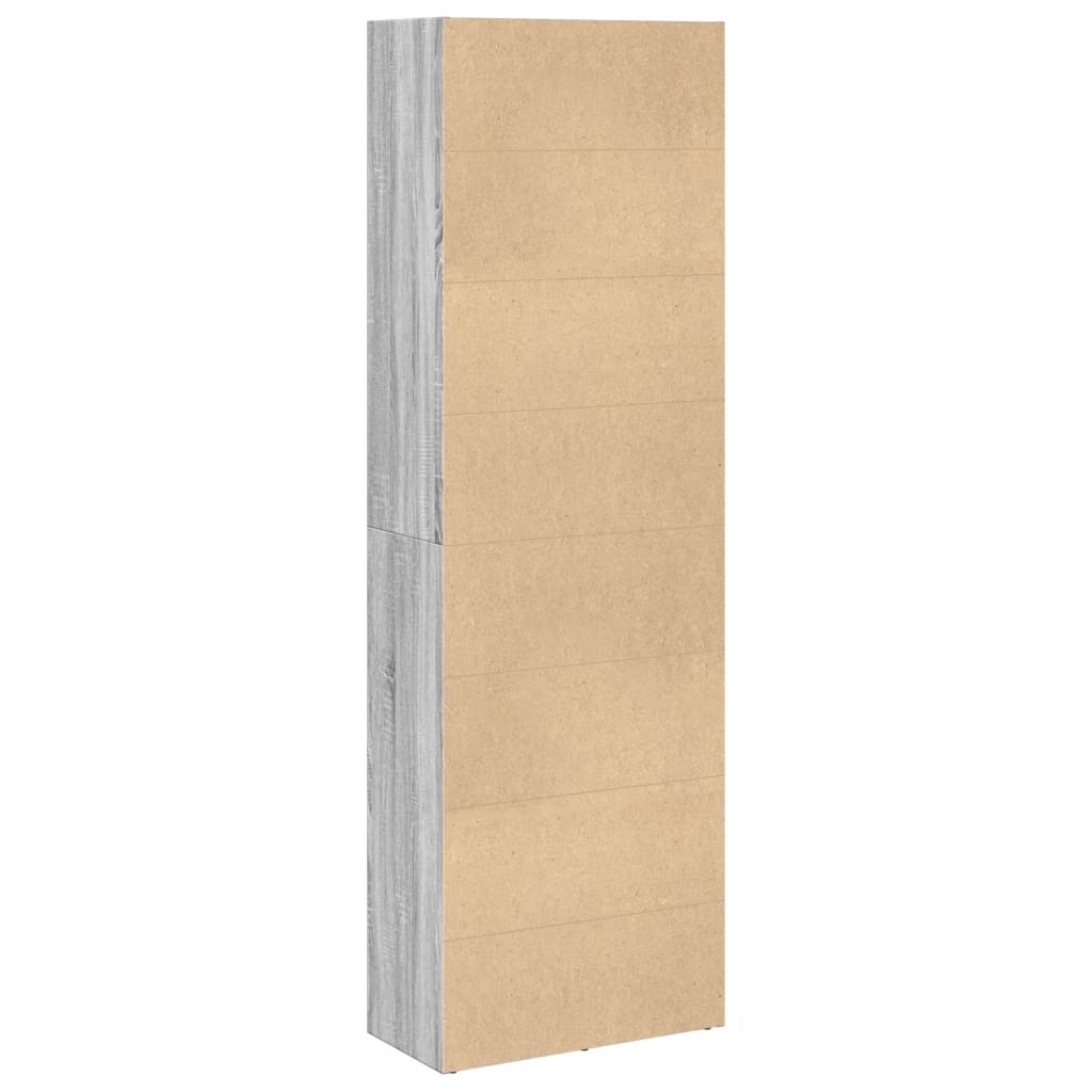 Bücherregal Weiß 80x30x189 cm Holzwerkstoff