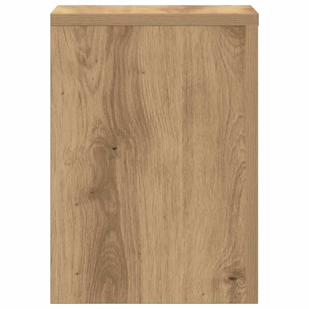 Pflanzenständer 2 Stk. Weiß 33x33x100 cm Holzwerkstoff