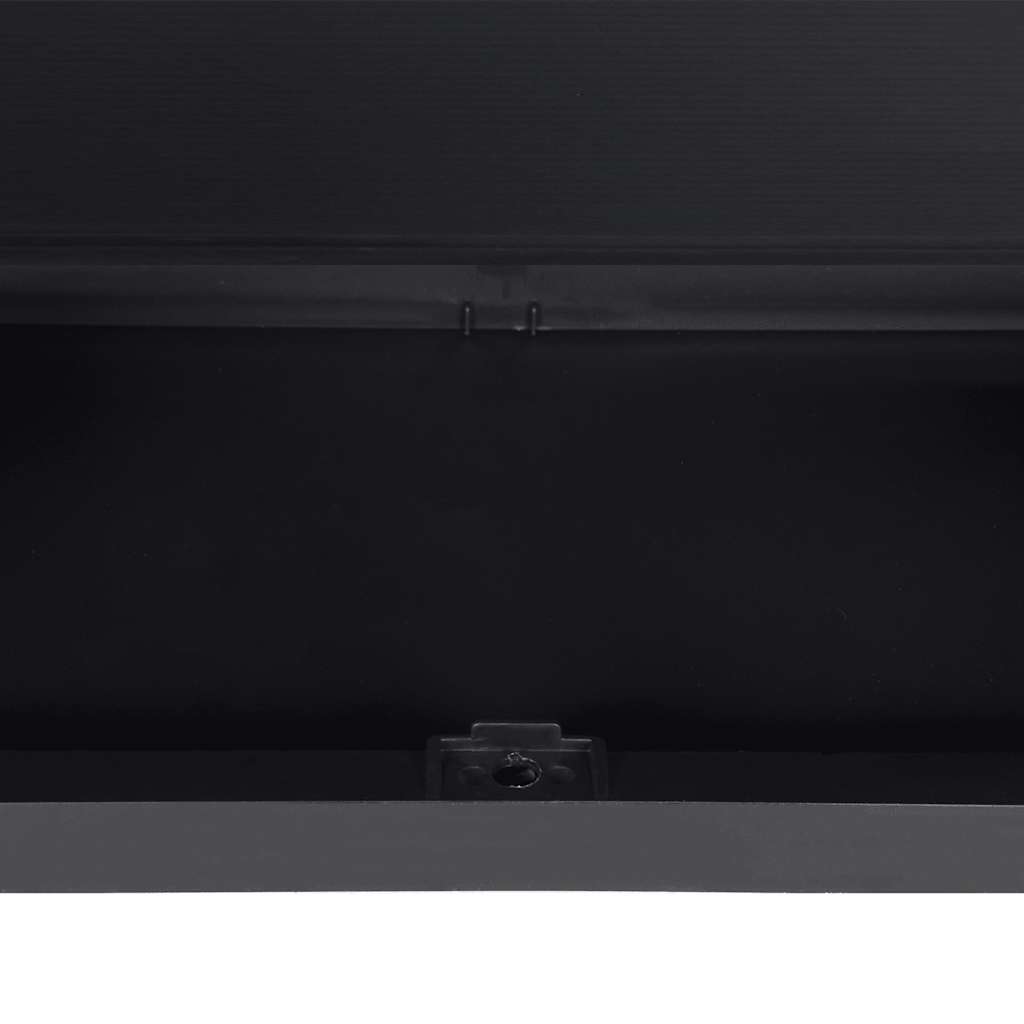 Gartenschrank Grau und Schwarz 65x37x85 cm PP