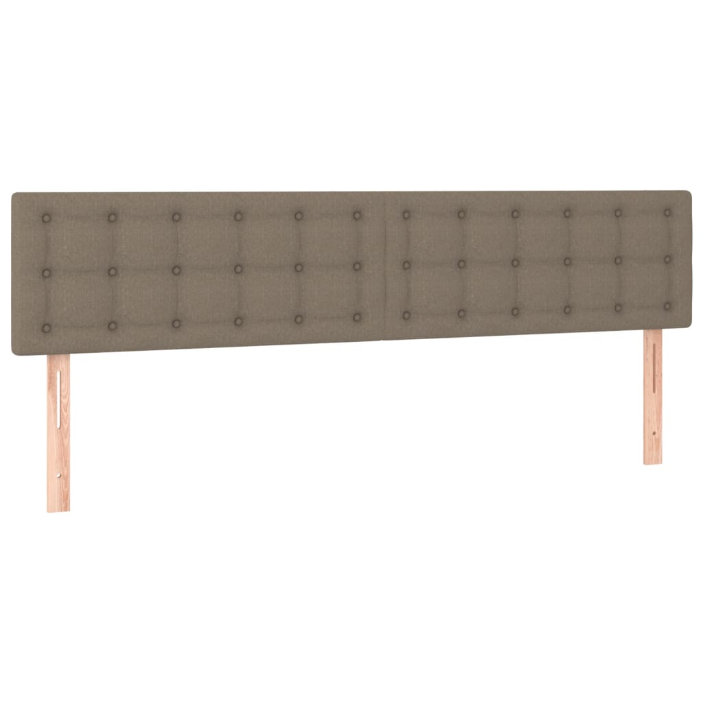 Kopfteil Hellgrau 80x5x118/128 cm Stoff