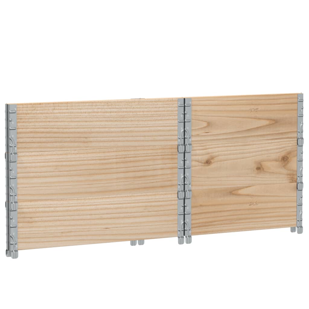 Pflanzkasten Grau 150x100 cm Massivholz Kiefer