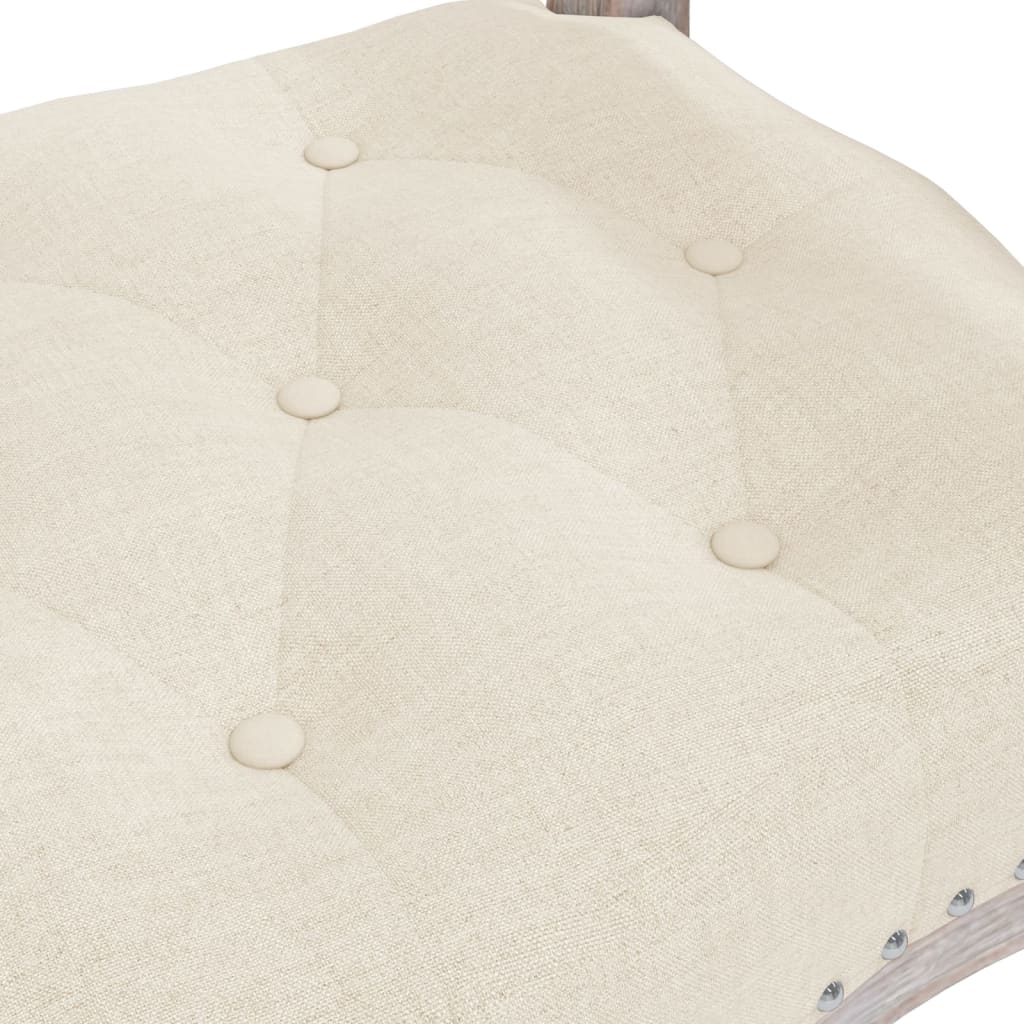 Sitzbank Hellgrau 110x45x60 cm Samt