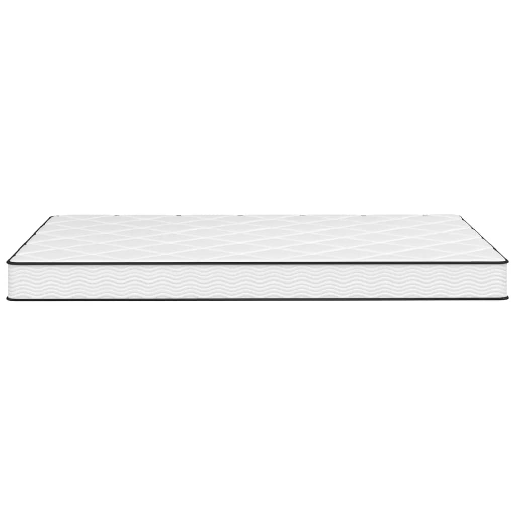 Schaumstoffmatratze für Kind Mittelweich 80 x 160 cm 16 cm Weiß