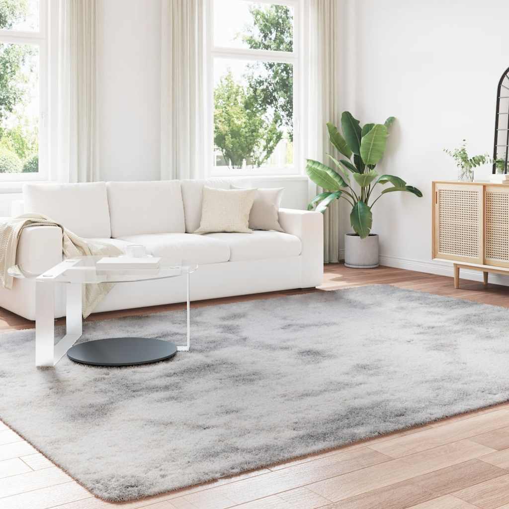 Teppich Shaggy Hochflor NAVARRA Beige 60x100 cm Polyester
