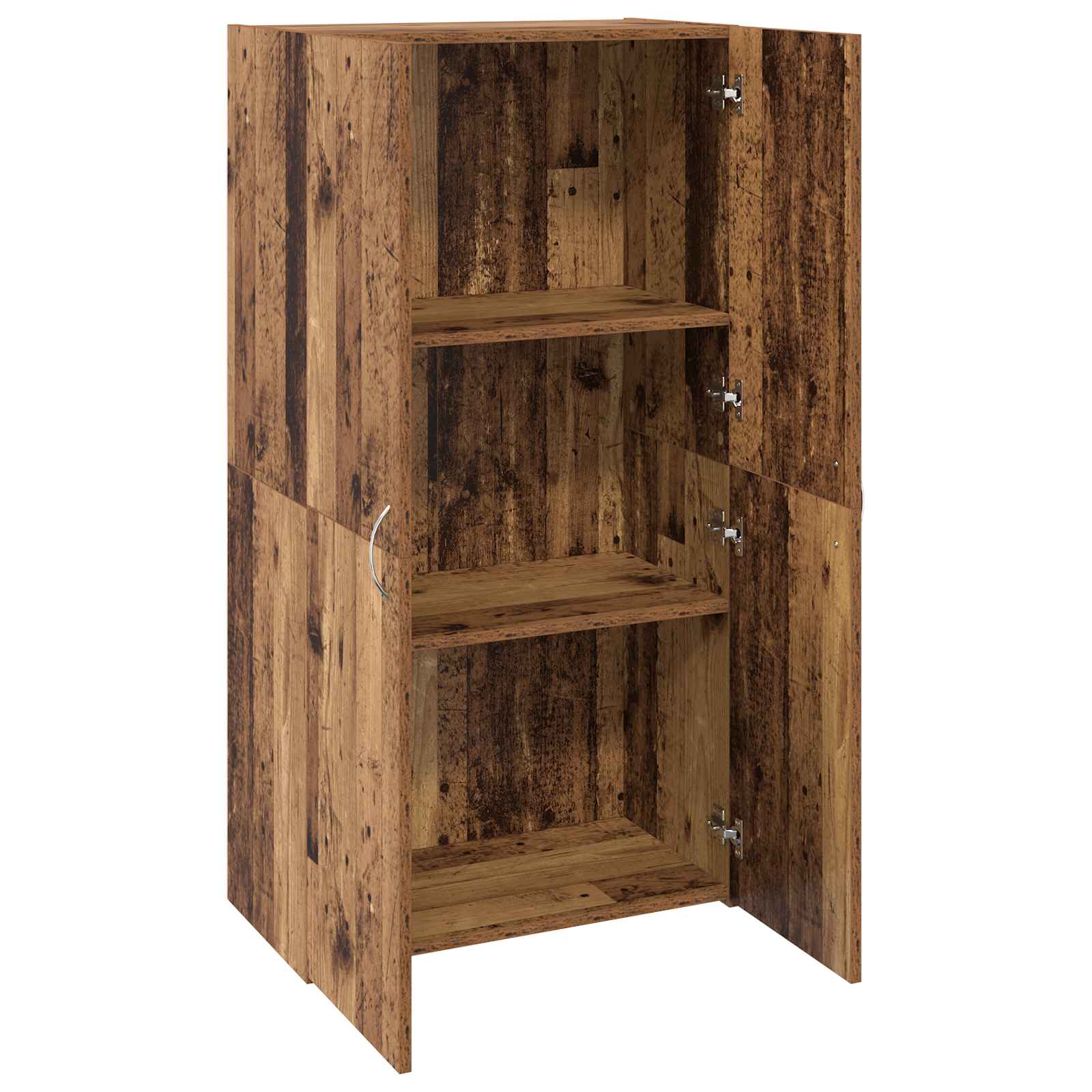 Aktenschrank Weiß 60x32x153 cm Holzwerkstoff