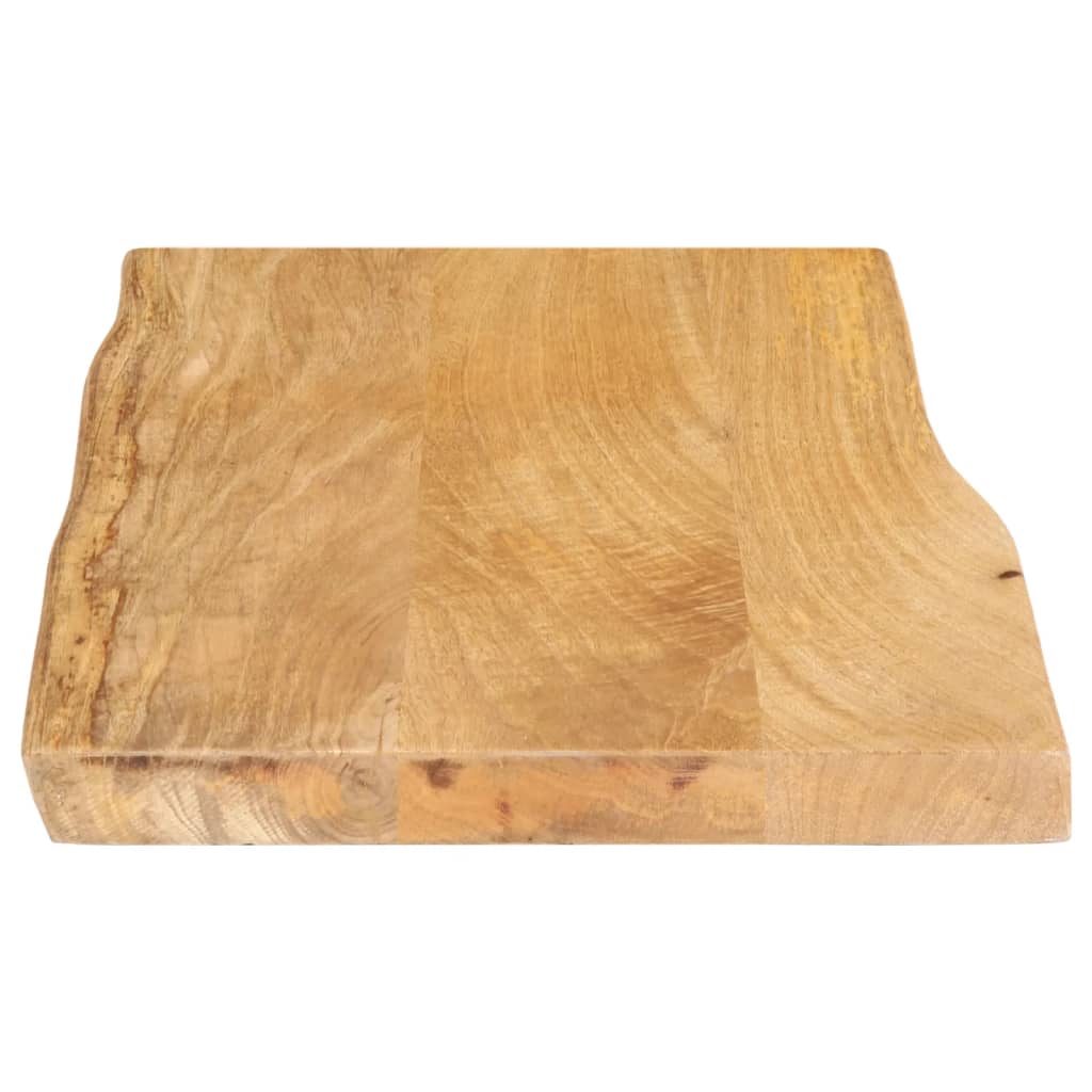 Tischplatte 40x40x2,5 cm Rechteckig Massivholz Akazie Baumkante