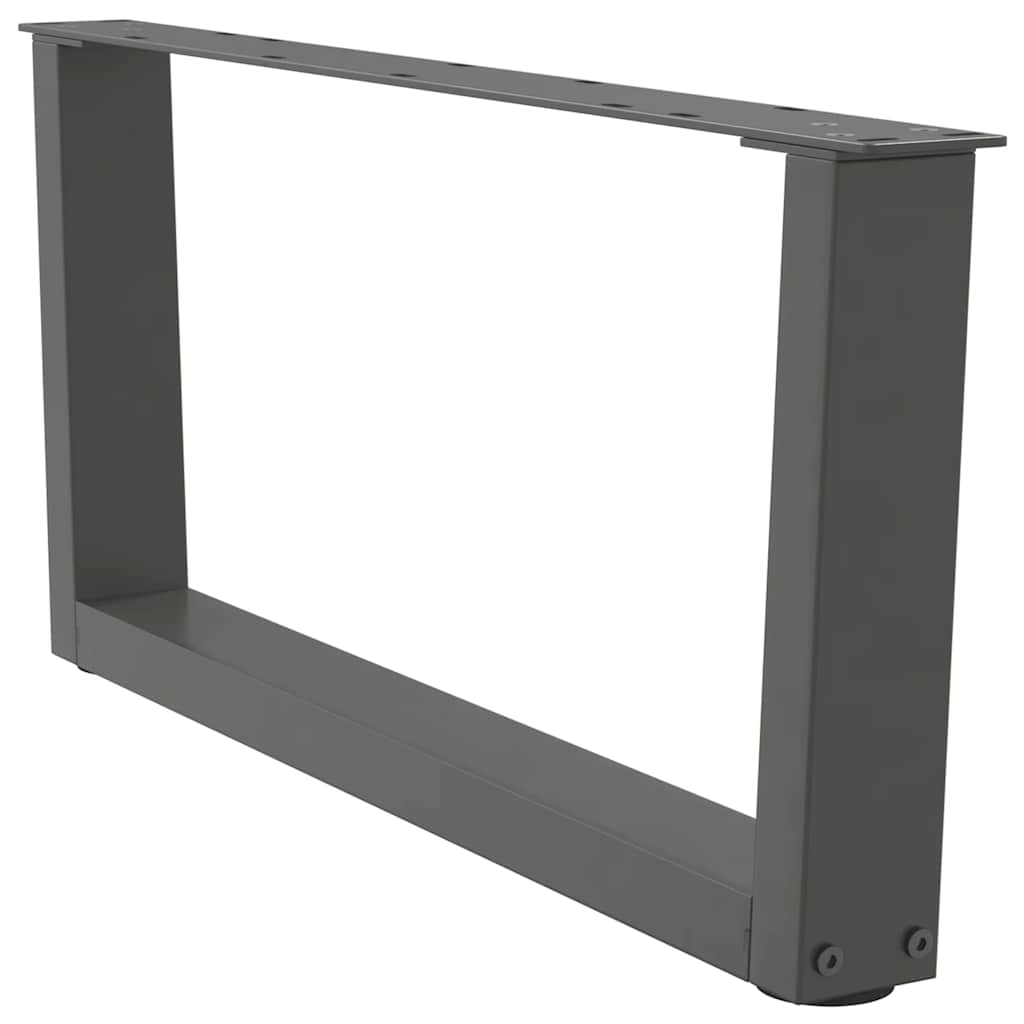 Couchtischbeine V-Form 2 Stück Schwarz 30x(30-31,3) cm Stahl