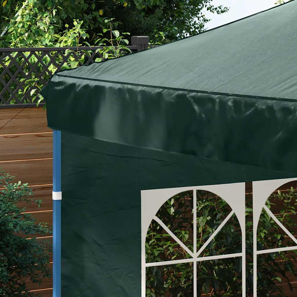 Party Zelt Seitenteil 2 pcs 300 x 195 cm Rot PE und Stahl