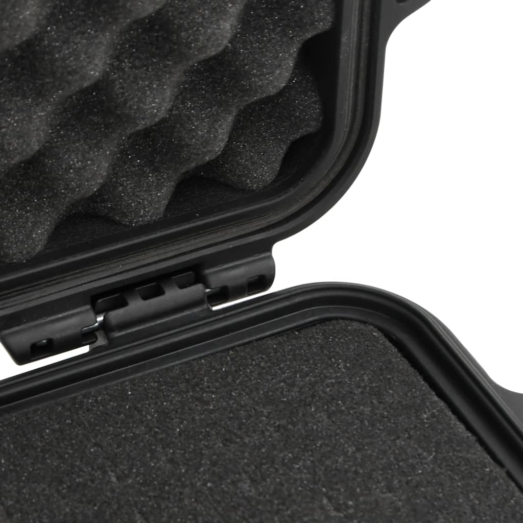 Koffer für Flugreise Tragbar Schwarz 46,5x21,5x17,5 cm PP