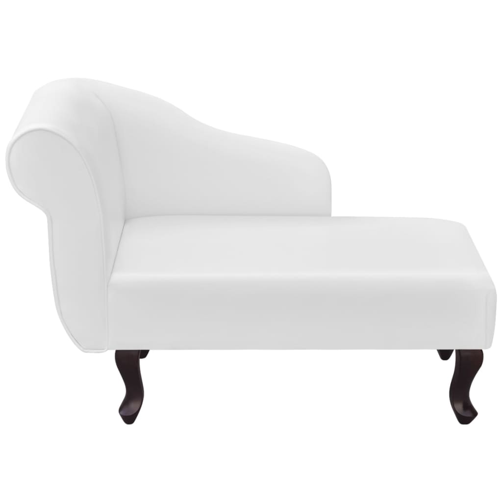 Chaiselongue Braun Kunstleder