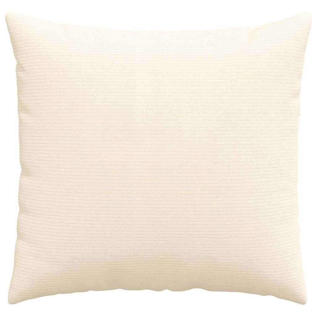 Sofakissen 2 Stück Hellgrau 50 x 30 cm Cordstoff