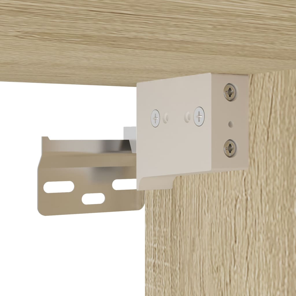 3-tlg. Badmöbel-Set Betongrau Holzwerkstoff