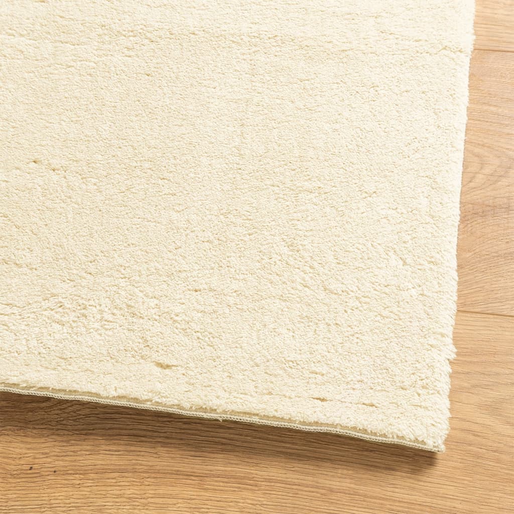 Teppich HUARTE Kurzflor Weich und Waschbar Anthrazit 60x110 cm