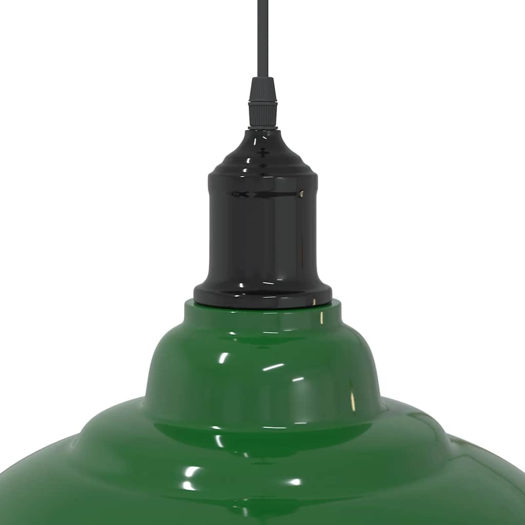 Pendelleuchte Höhenverstellbar E27 Schwarz Glänzend Ø 31 cm