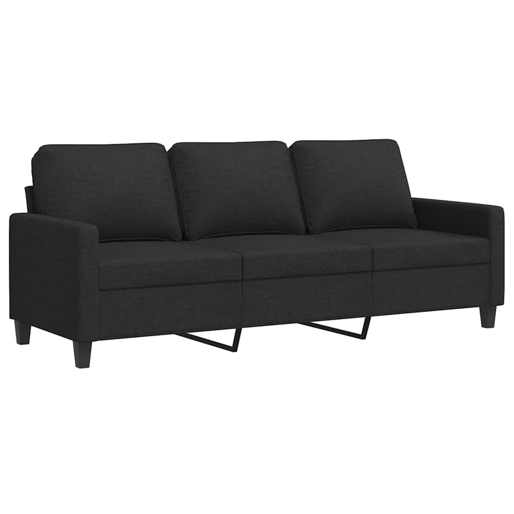 3-Sitzer-Sofa Hellgrau 180 cm Stoff