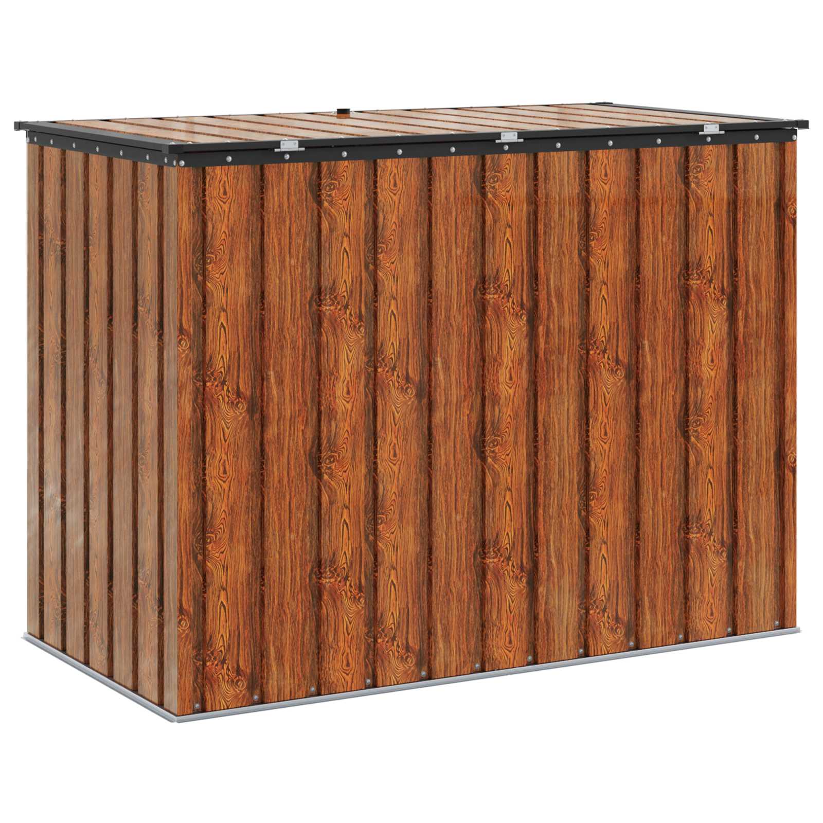 Gartenlagerbox Schwarz 151,5 x 82 x 110,5 cm Stahl