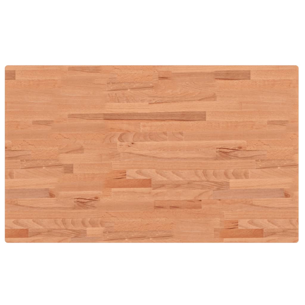 Waschtischplatte 80x40x1,5 cm Massivholz Buche