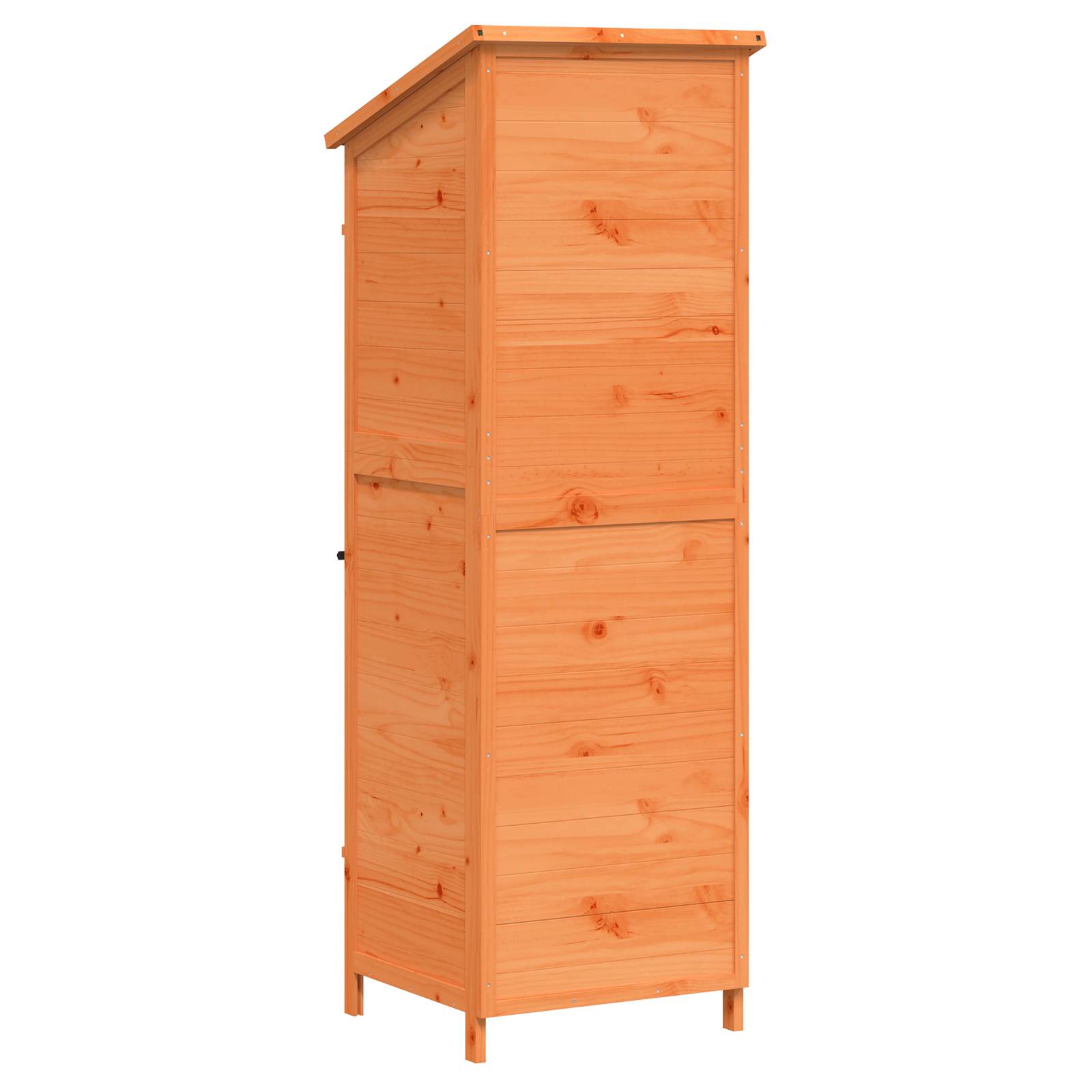 Gartenschuppen Natur 59,5 x 56 x 113,5 cm Massivholz aus Fichte