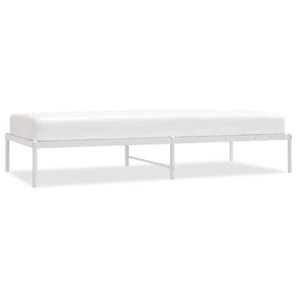 Bettgestell Metall Schwarz 75x190 cm