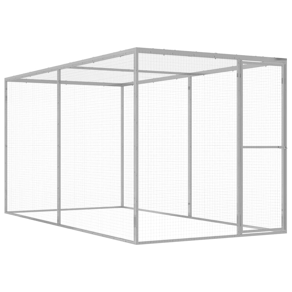 Katzenkäfig 1,5x1,5x1,5 m Verzinkter Stahl