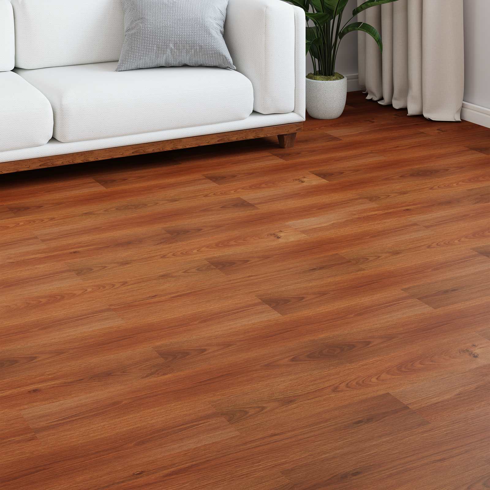 Laminatboden 5 pcs Dunkles Walnuss 101 x 20 x 0,8 cm