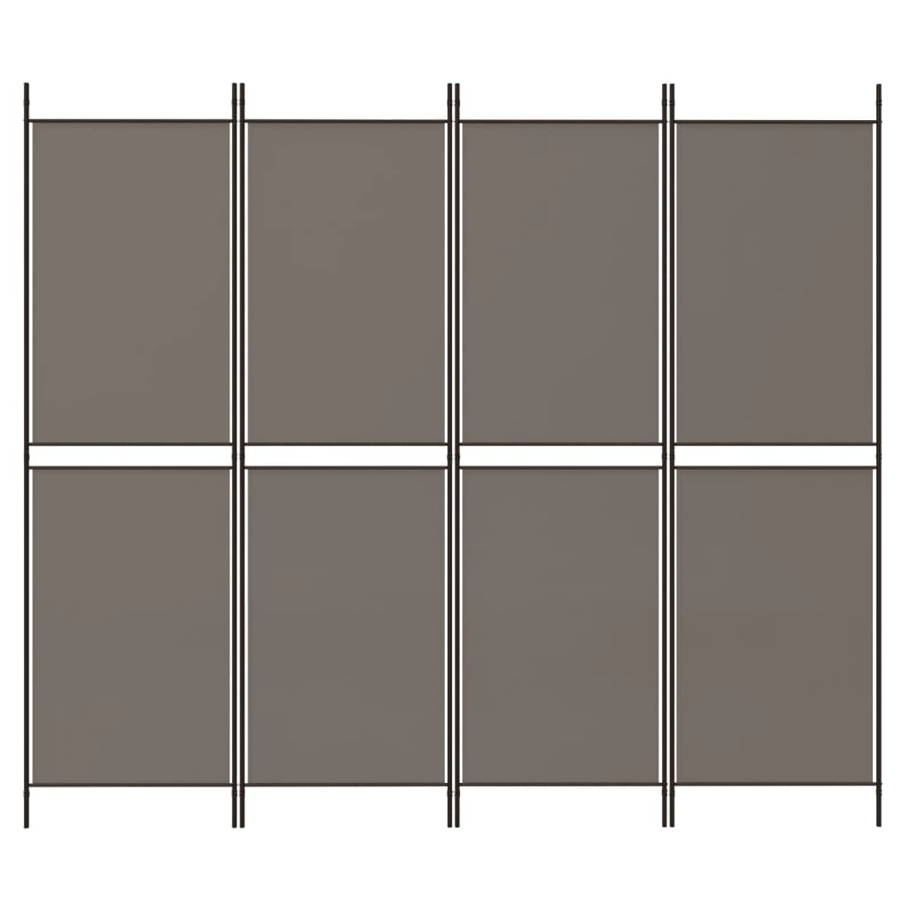 3-teiliger Raumteiler Beige 150 x 180 cm Stoff
