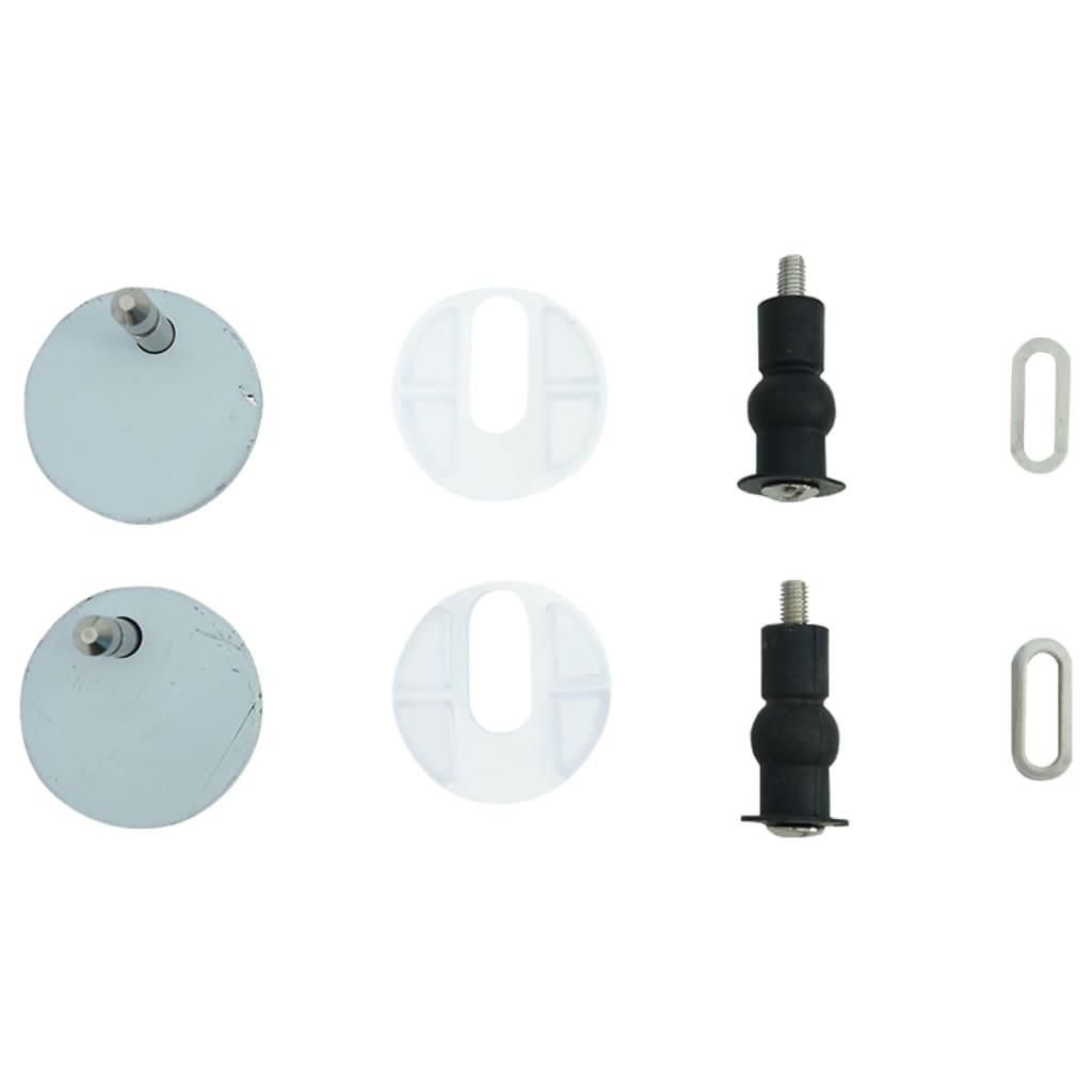 Toilettensitz MDF Deckel mit Absenkautomatik Design Weiß