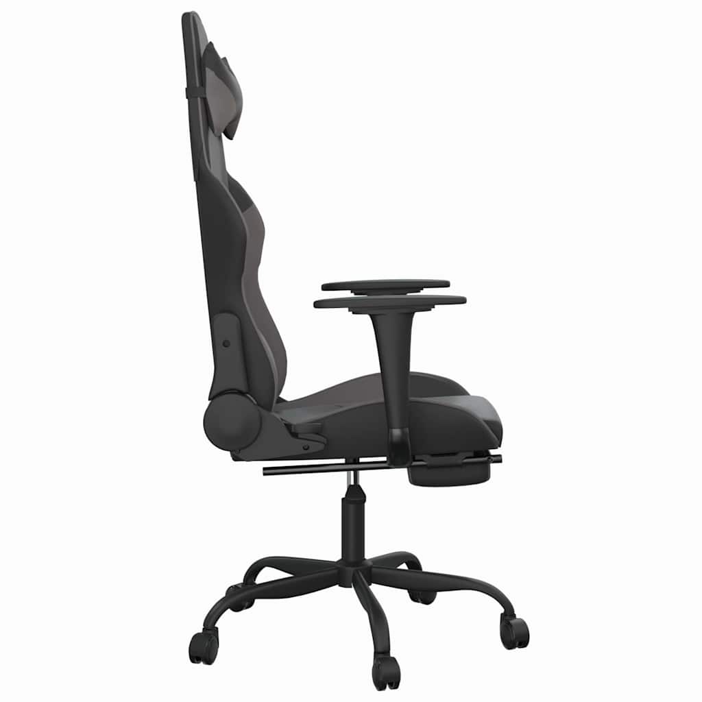 Gaming-Stuhl mit Massagefunktion Schwarz und Rot Kunstleder