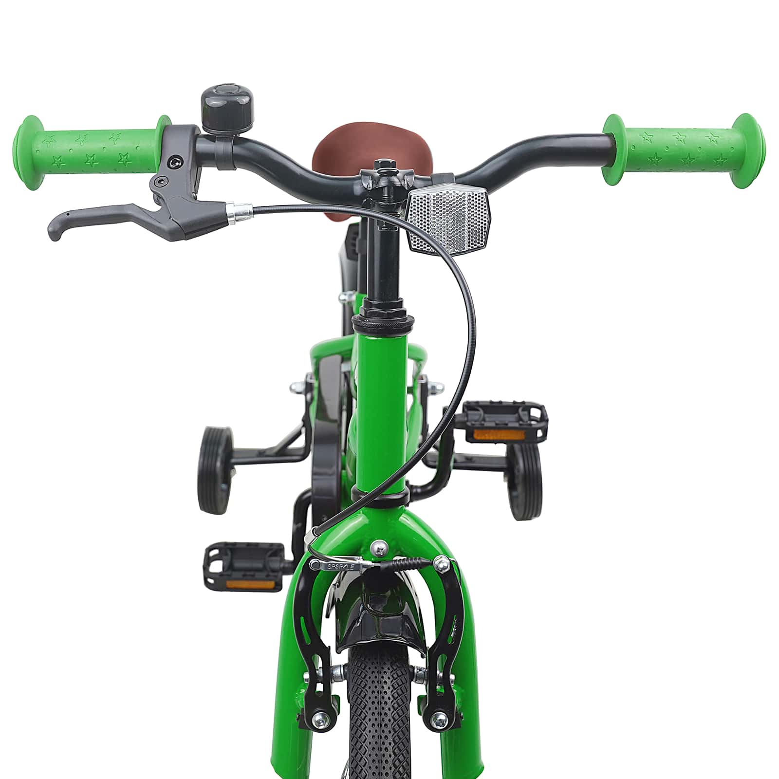 Kinderfahrrad 12 Zoll für 2-4 Jahre alt Schwarz