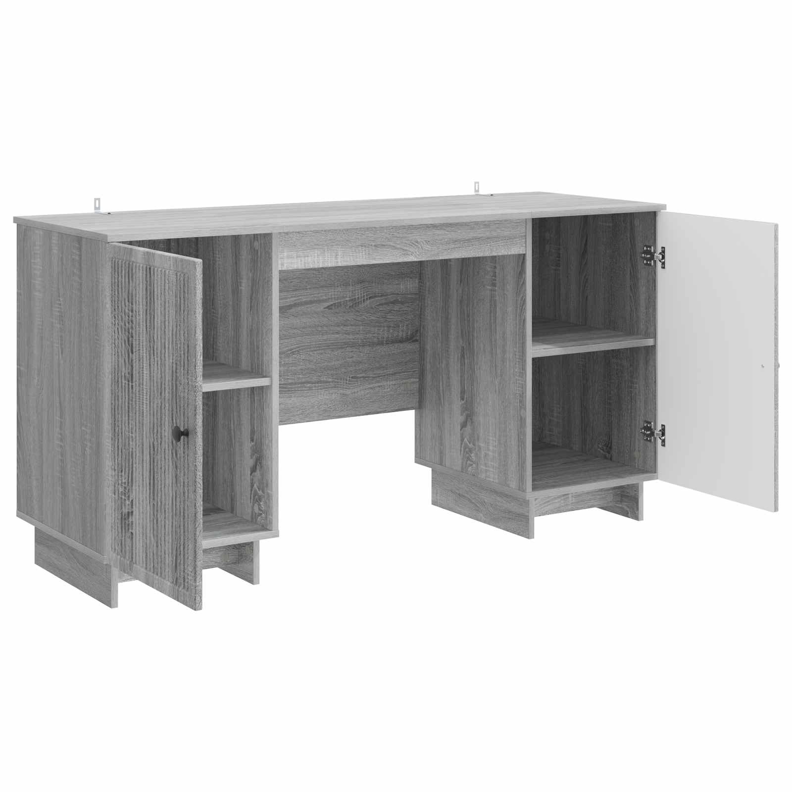 Schreibtisch Schwarz Holzwerkstoff 142,5 x 50 x 75 cm