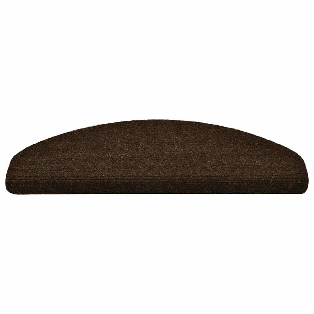 Stufenmatten Selbstklebend 15 Stk. 56x17x3 cm Hellbraun Halbrund
