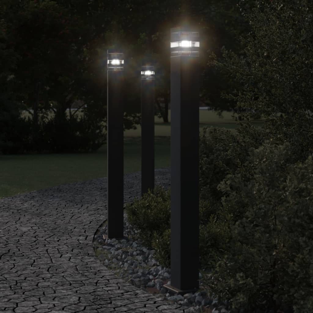 Wegeleuchte Schwarz 50 cm Aluminium