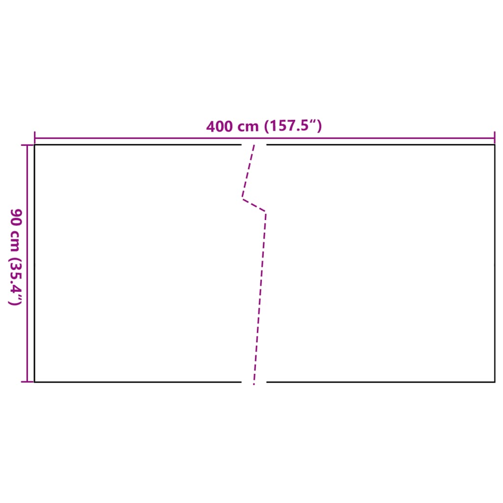 Balkon-Sichtschutz Anthrazit 300x90 cm Poly Rattan