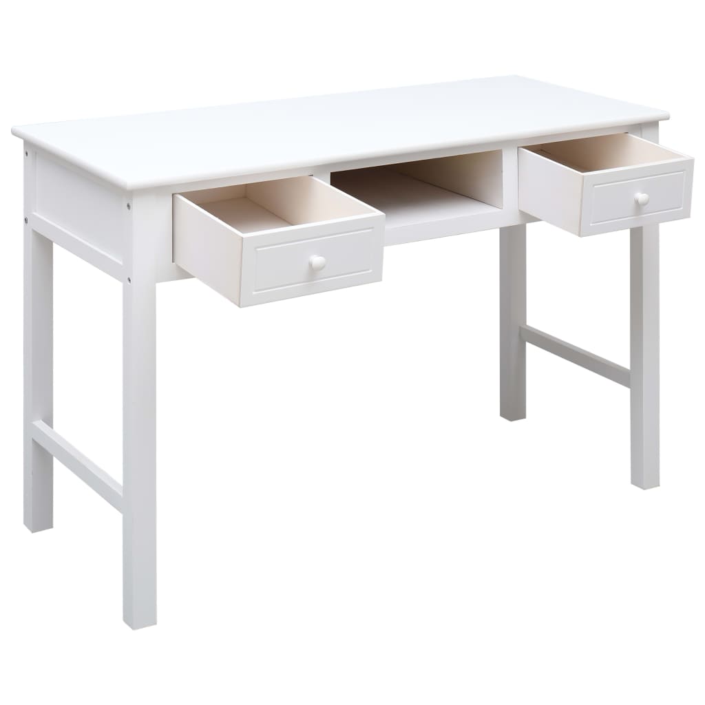 Schreibtisch Grau 110×45×76 cm Holz