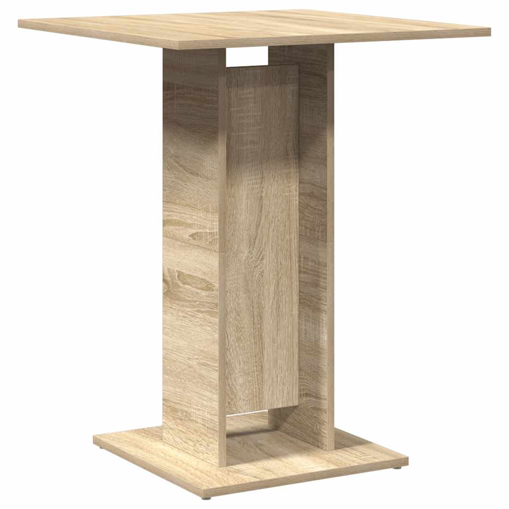 Bistrotisch Weiß 60x60x75 cm Holzwerkstoff