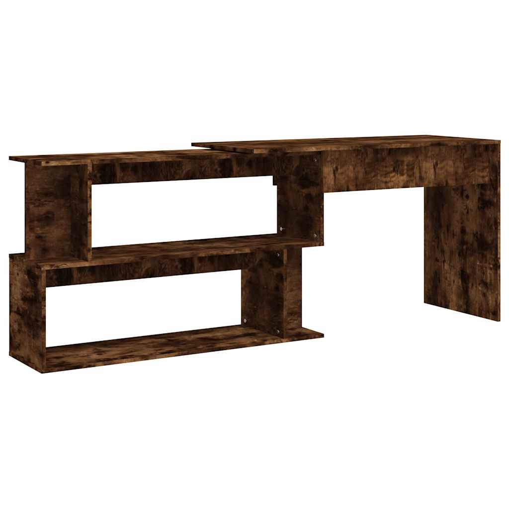 Eckschreibtisch Weiß 200x50x76 cm Holzwerkstoff