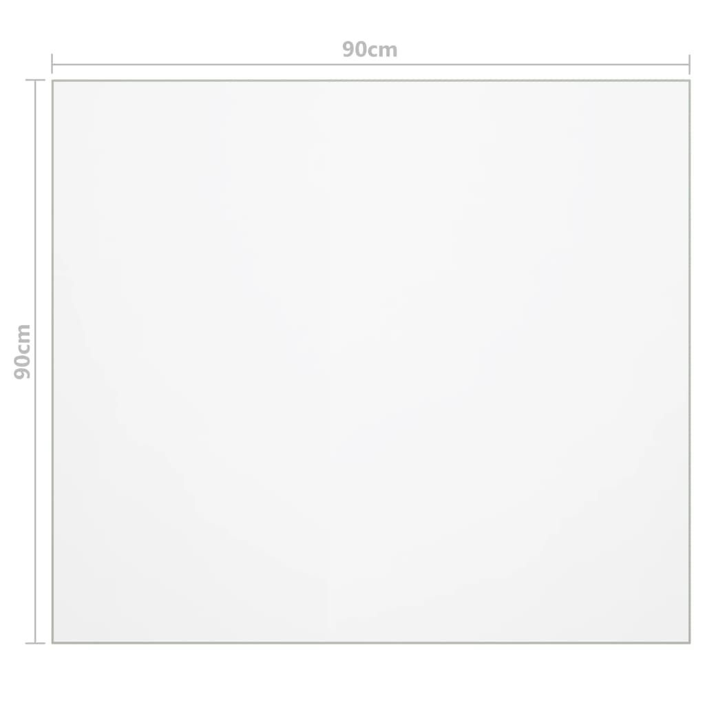 Tischfolie Transparent 100x60 cm 1,6 mm PVC
