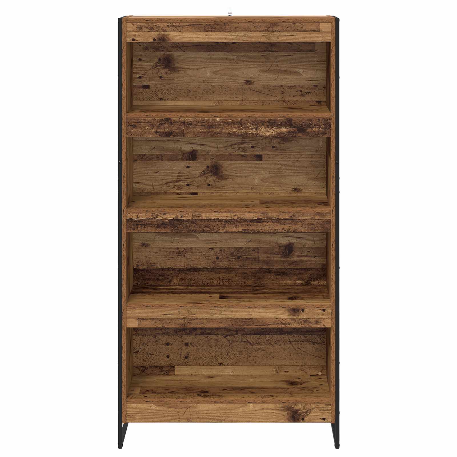 Bücherregal 2 pcs Schwarz Eichen-Optik 60 x 30 x 189,5 cm
